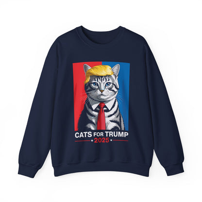 Cats For Trump 2025 Funny Tee For Vance Trump Sweatshirt