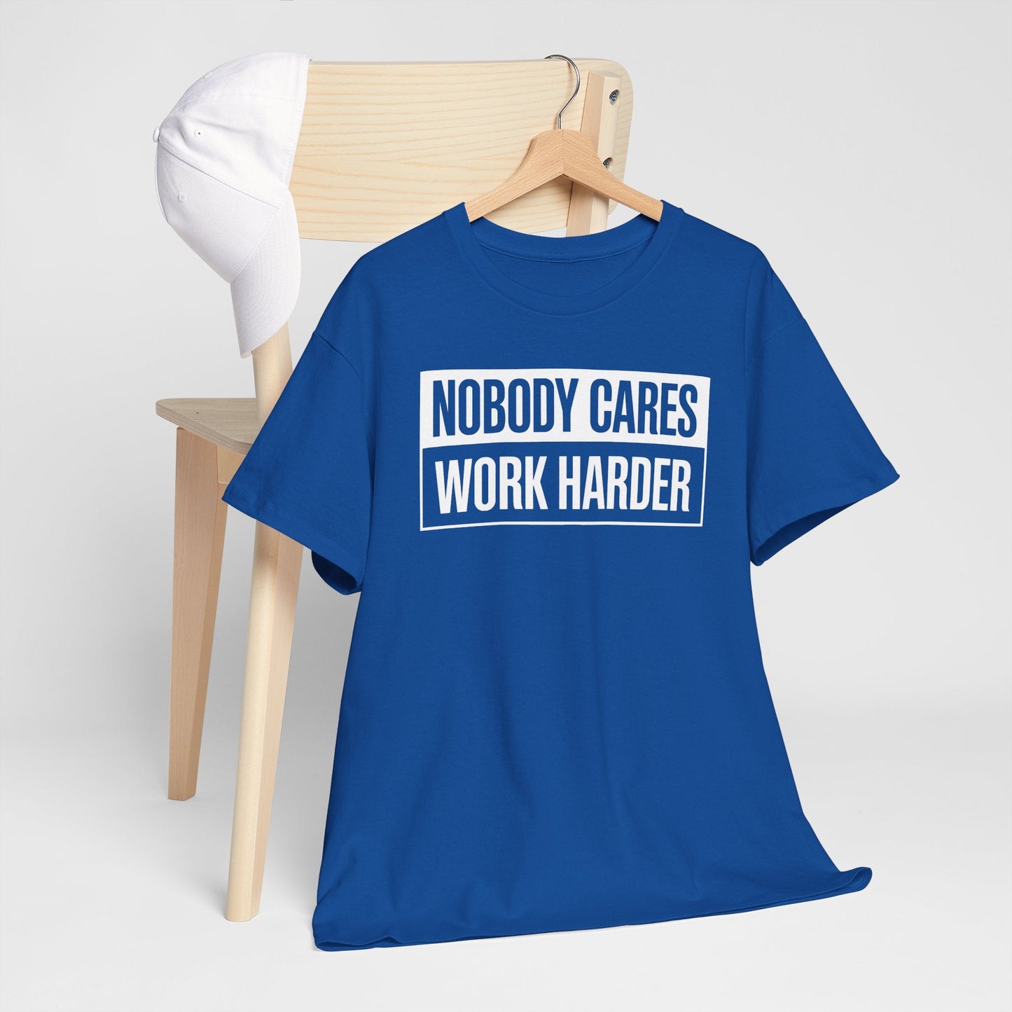 Nobody Cares Work Harder Fitness Workout Gym Gift T-Shirt