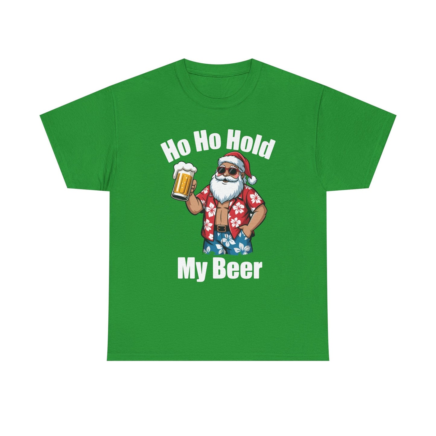 Funny Santa With Sunglasses And Beer Christmas in July T-Shirt