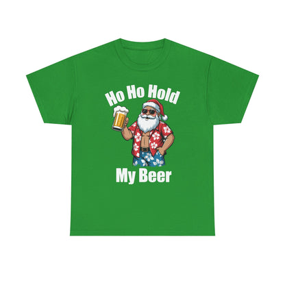 Funny Santa With Sunglasses And Beer Christmas in July T-Shirt