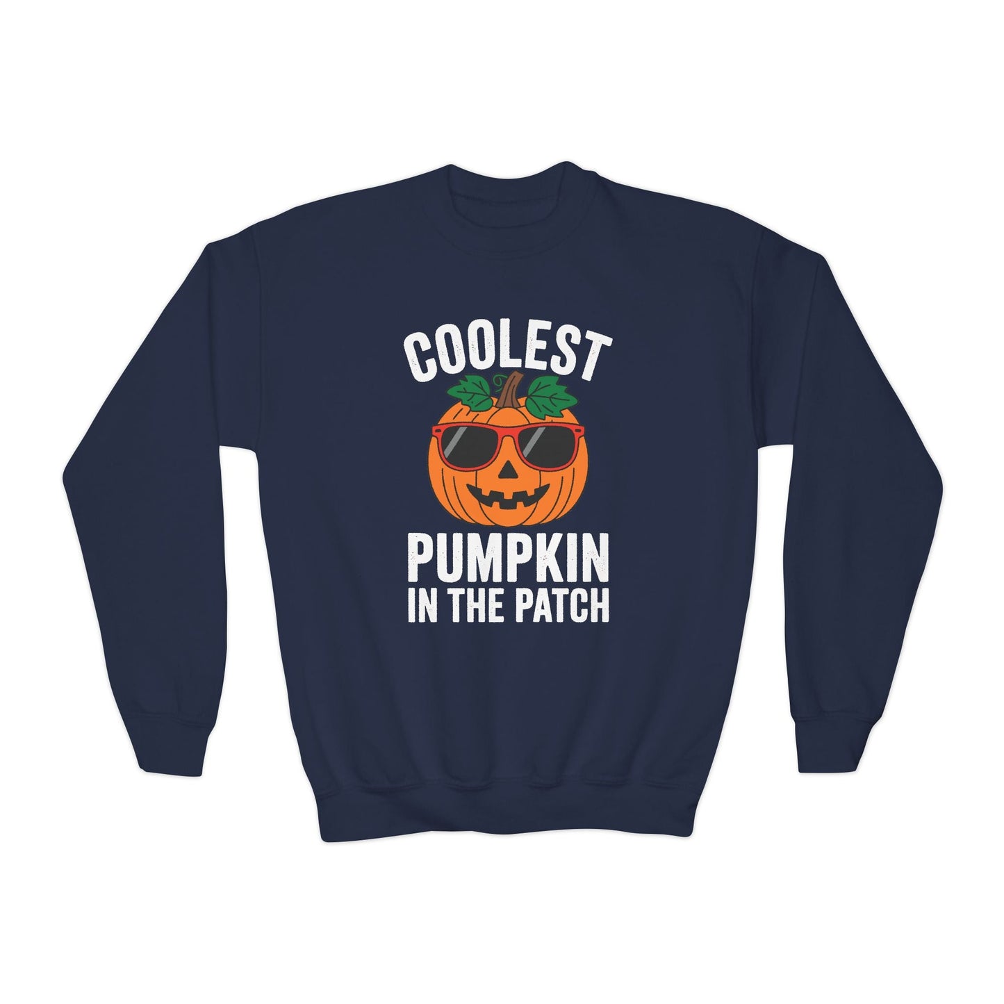 Kids Coolest Pumpkin In The Patch Halloween For Boys Girls Sweatshirt
