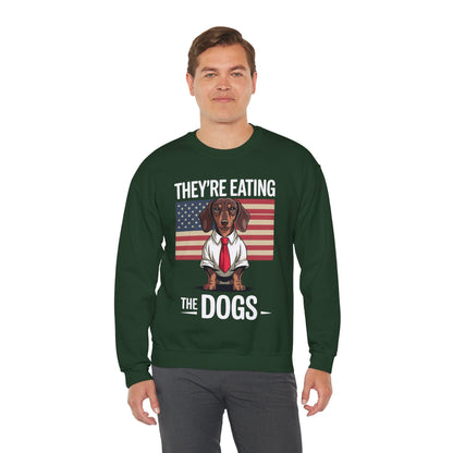 They're Eating the Dogs Trump Hot Dog Sweatshirt