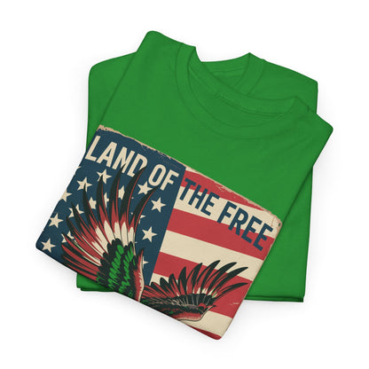 America Eagle Land of the Free Because of the Brave T-Shirt