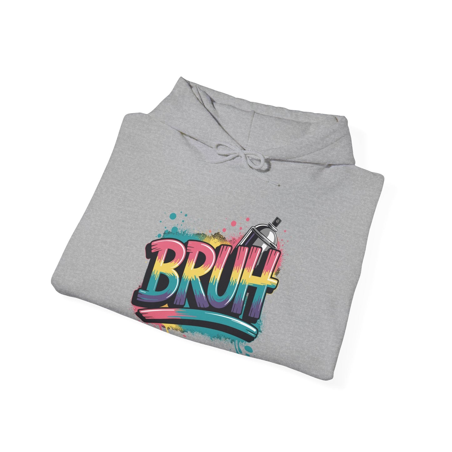 Bruh Graffiti Funny Saying Street Art Meme Men Boys Kids Hoodie
