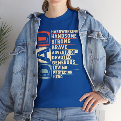 Vintage Funny Definition of Dad Retro Meme Joke Father's Day T-Shirt