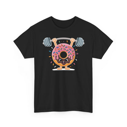 Funny Weightlifing Fitness Workout Gym Donut Lover T-Shirt