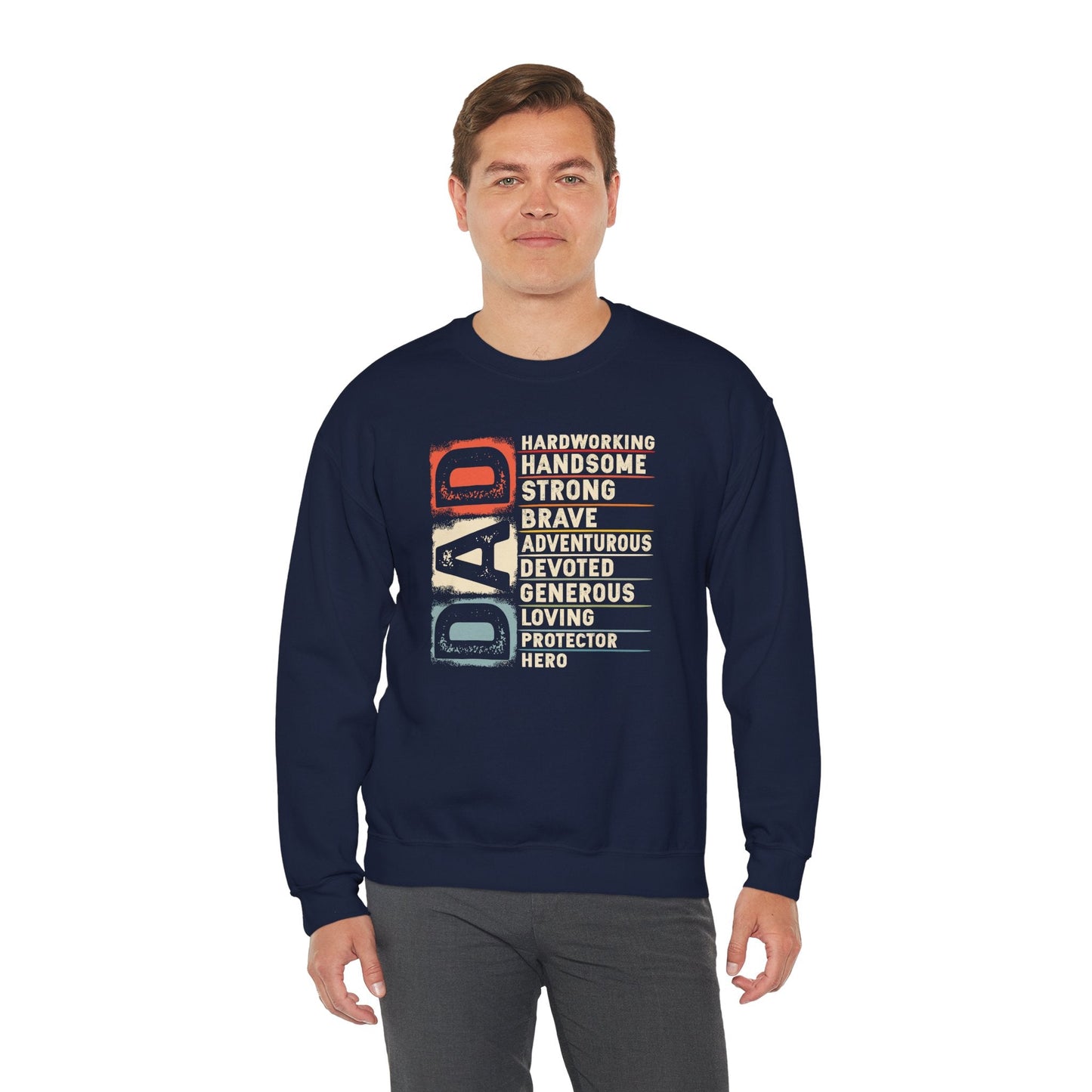 Vintage Funny Definition of Dad Retro Meme Joke Father's Day Sweatshirt