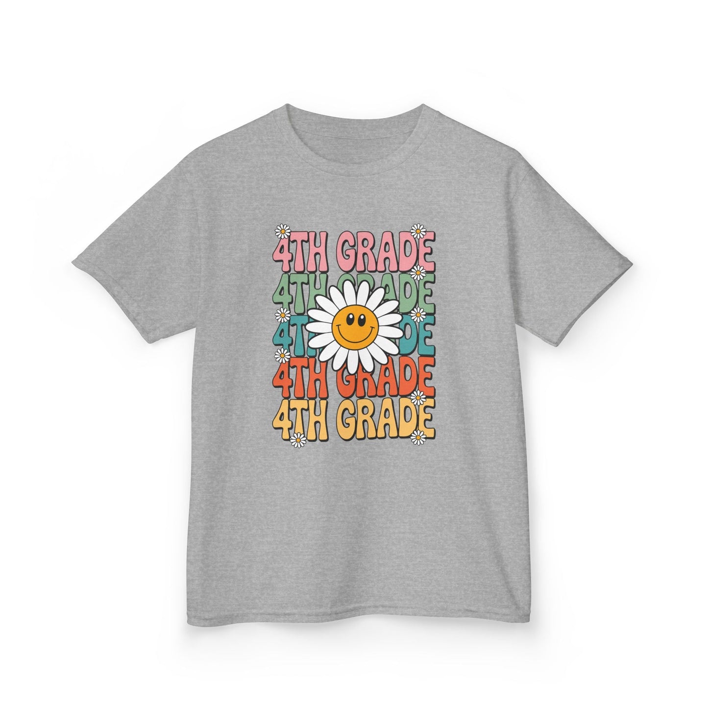 Groovy 4th Grade Back To School First Day of Fourth Grade T-Shirt