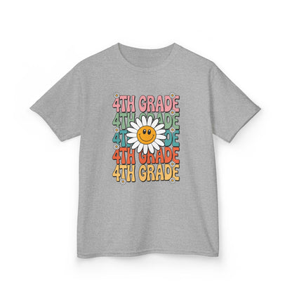 Groovy 4th Grade Back To School First Day of Fourth Grade T-Shirt