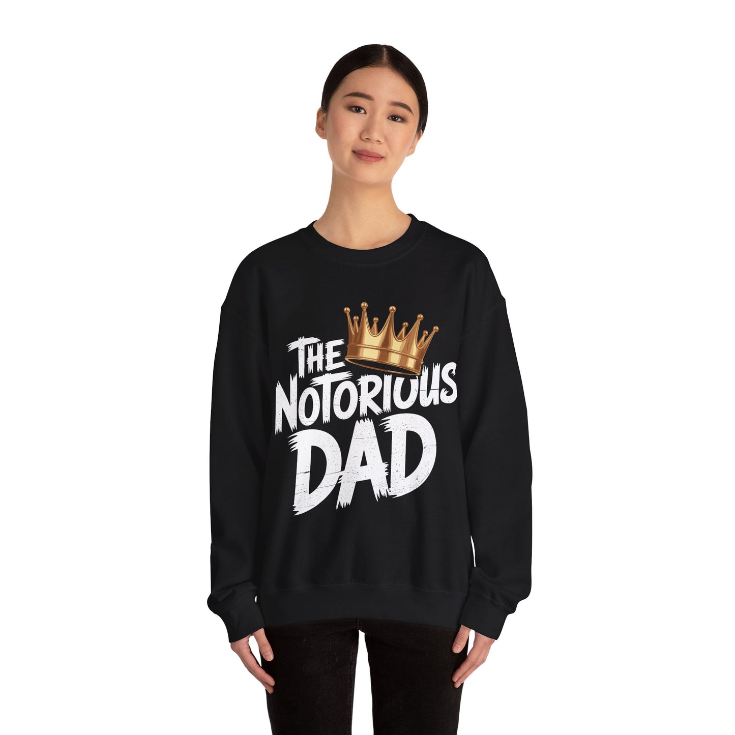 Old School Funny Hip Hop Fathers Day Notorious Dad Sweatshirt