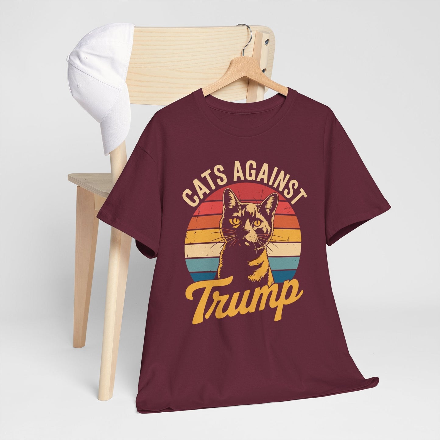 Cats Against Trump Funny Anti Trump Election Funny Cat T-Shirt