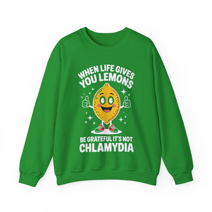 Lemons and Chlamydia Absurd Offensive Meme Sarcastic Edgy Sweatshirt