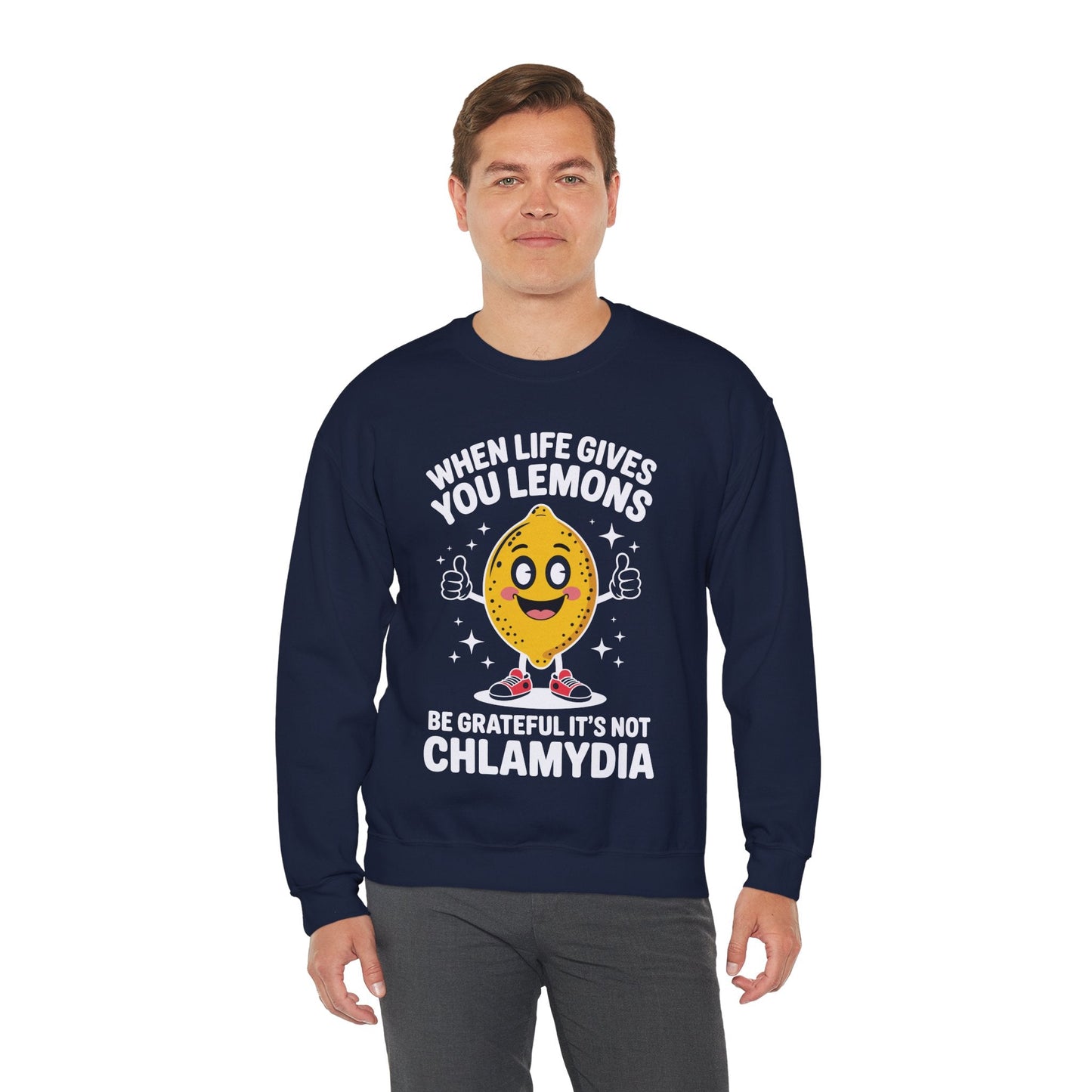 Lemons and Chlamydia Absurd Offensive Meme Sarcastic Edgy Sweatshirt