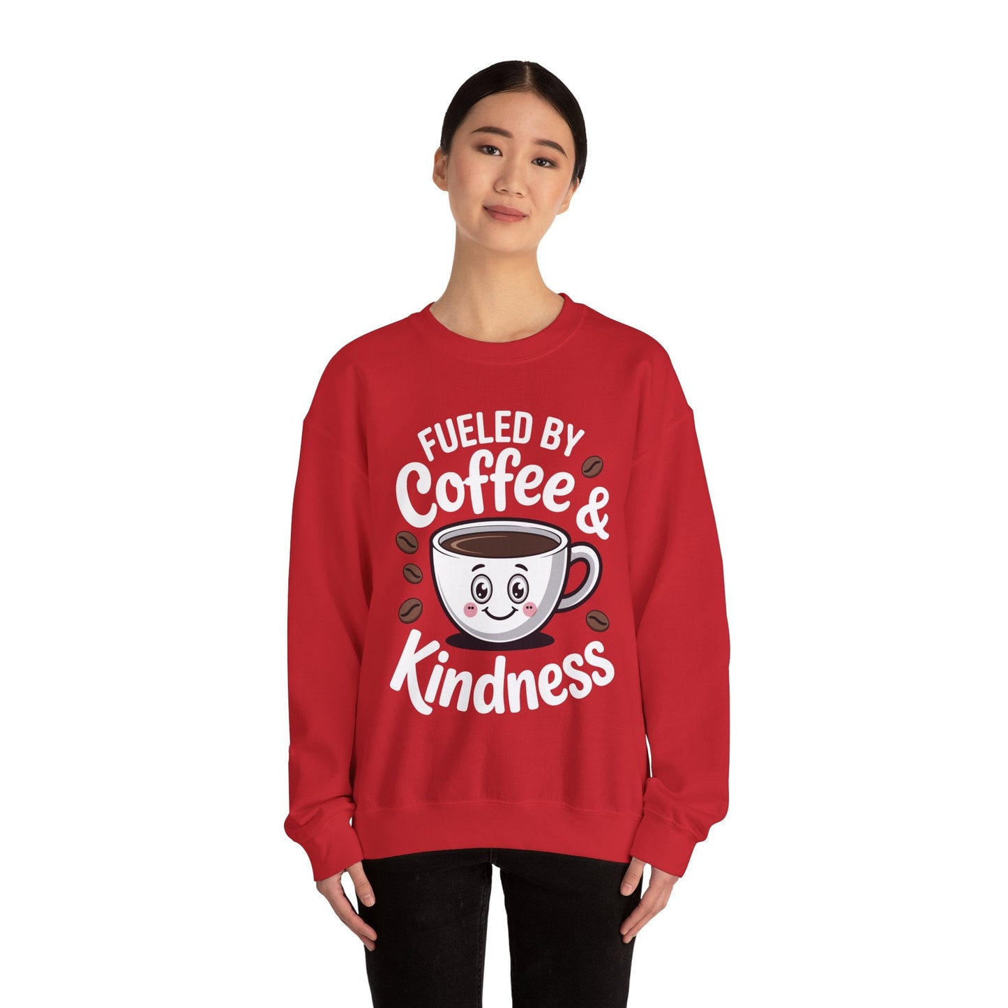 Funny Coffee Lover Fueled by Coffee And Kindness Sweatshirt