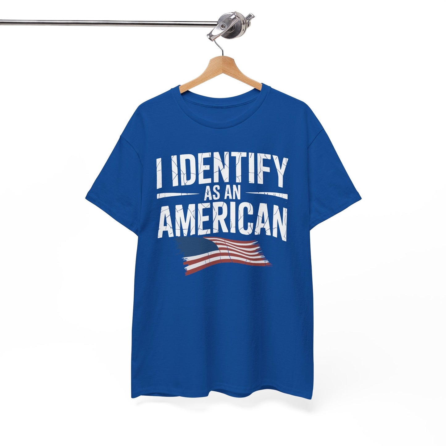 I Identify as an American No Identity Politics USA T-Shirt