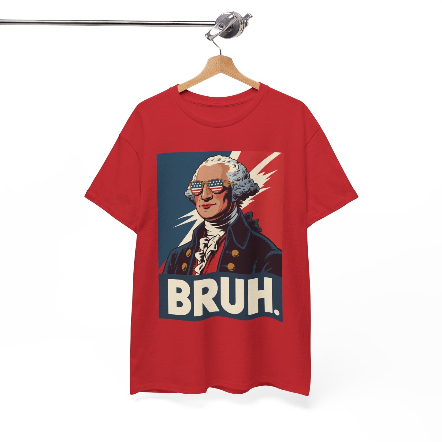 4th Of July 2025 George Washington Bruh. Meme Patriotic T-Shirt