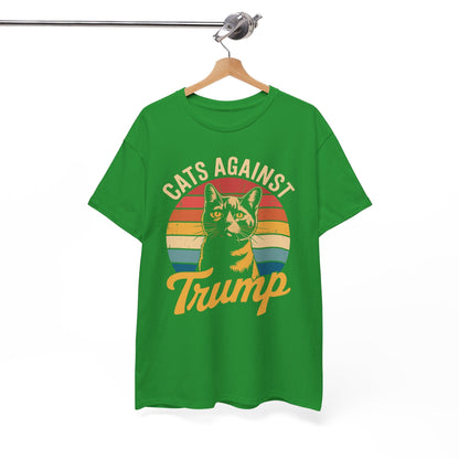 Cats Against Trump Funny Anti Trump Election Funny Cat T-Shirt