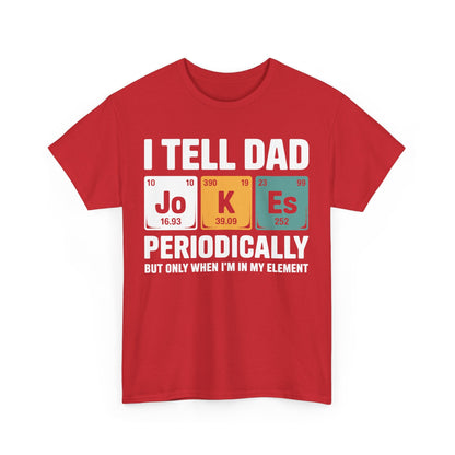 I Tell Dad Jokes Periodically Element Vintage Father's Day T-Shirt