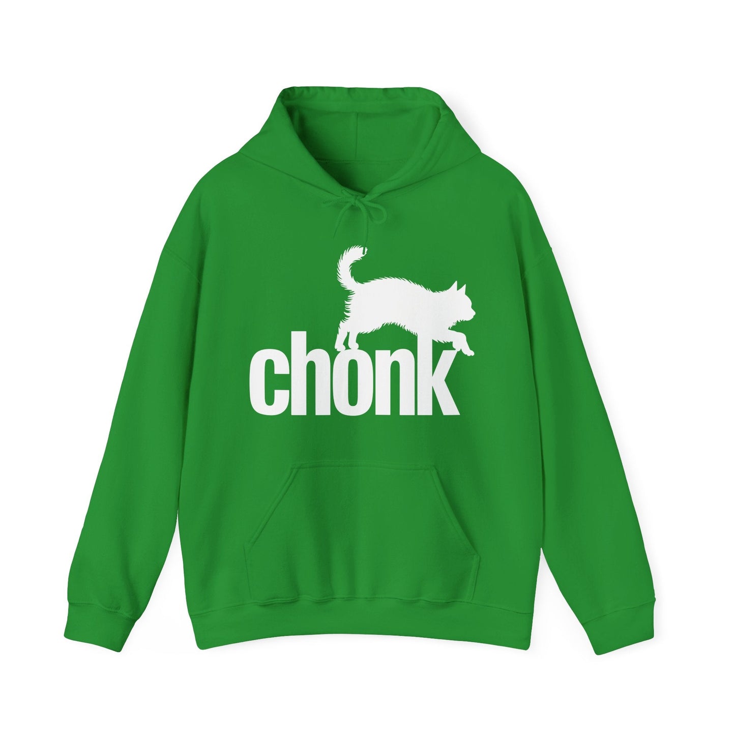 Chonk Cat Meme Funny Black Hoodie
