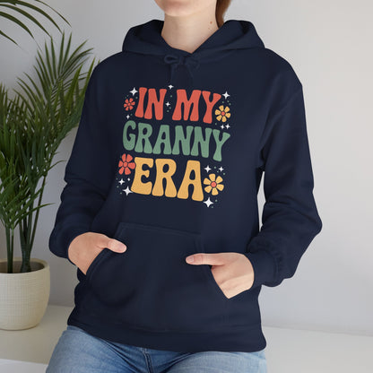 In My Granny Era Funny Sarcastic Groovy Retro Mothers Day Hoodie