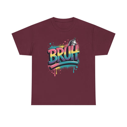 Bruh Graffiti Funny Saying Street Art Meme Men Boys T-Shirt