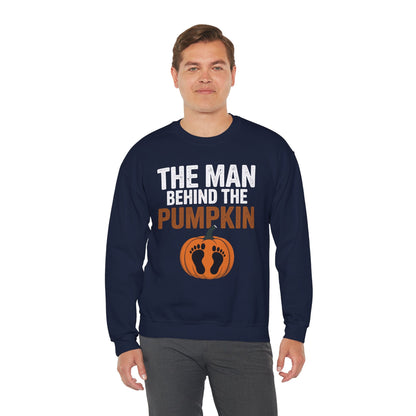 Pregnant Thanksgiving Costume for Dad Expecting Lil Pumpkin Sweatshirt
