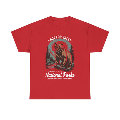 Not For Sale National Parks Support Our Parks & Public Lands T-shirt