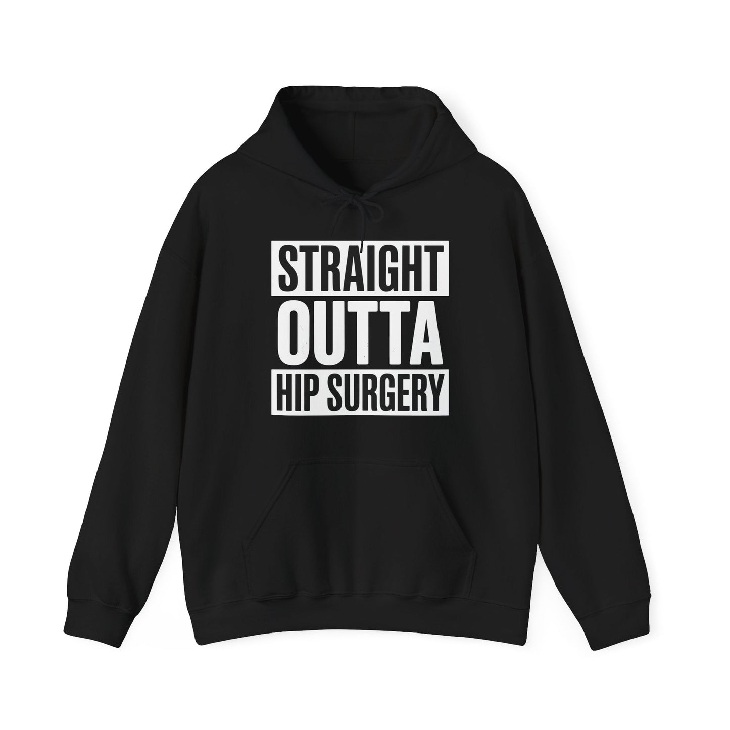 Straight Outta Hip Surgery Get Well Hip Replacement Recovery Hoodie