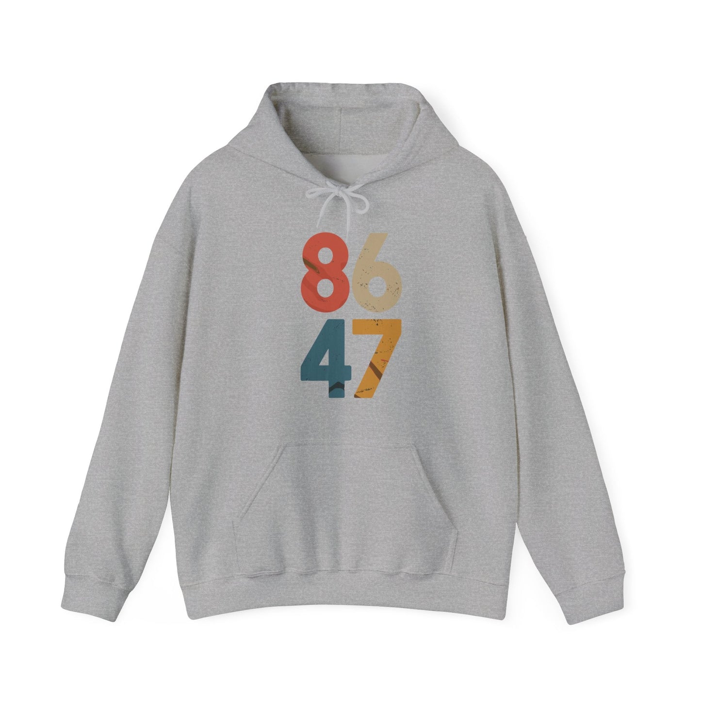 Classic Vintage 80s Style 86 47 Anti Trump Hoodie