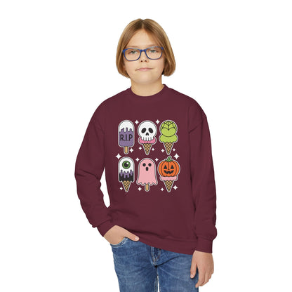 Horror Movie Summer Popsicle Halloween Ice Cream Summer-ween Sweatshirt
