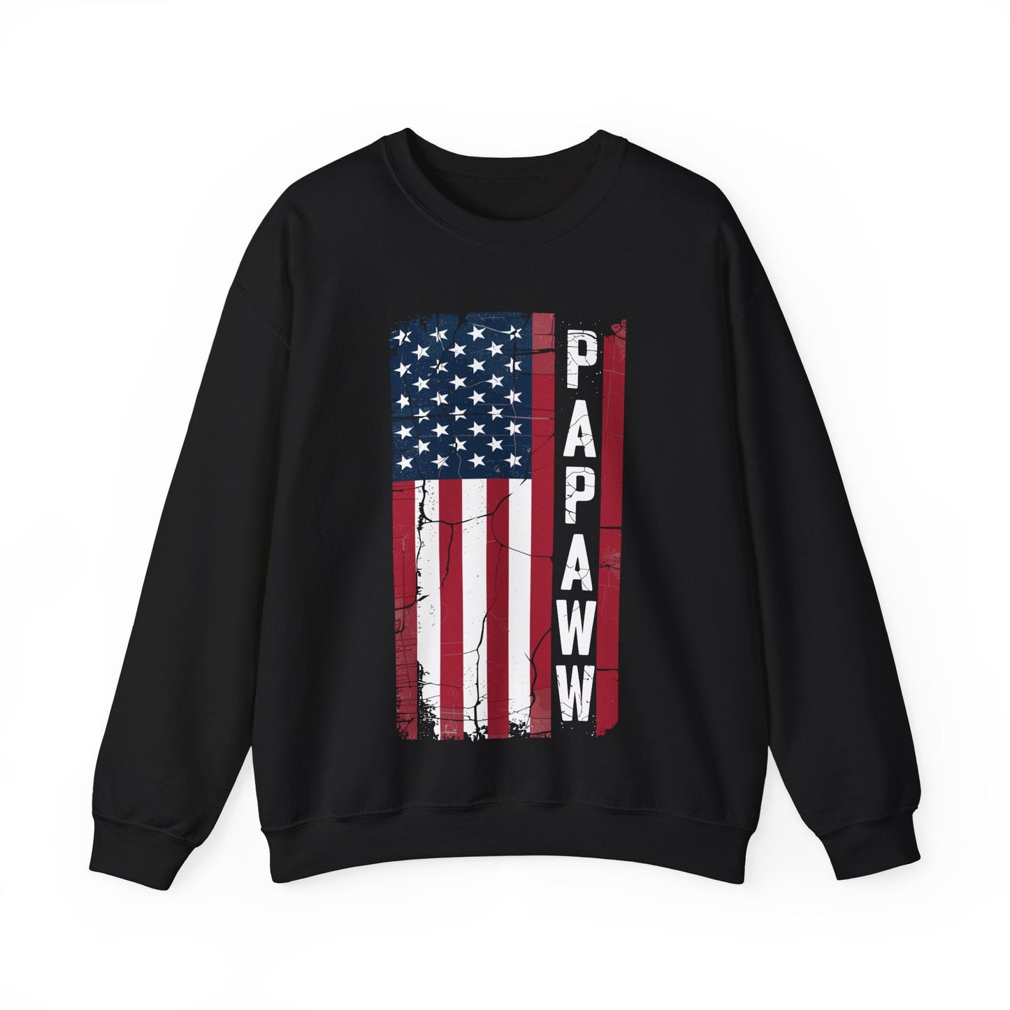 Papaw Grandpa US American Flag Shirt Grandfather Day Sweatshirt