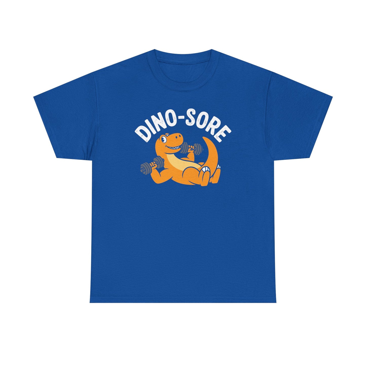 Gym Workout Dino Sore Exercise Fitness Boys Women Men T-Shirt