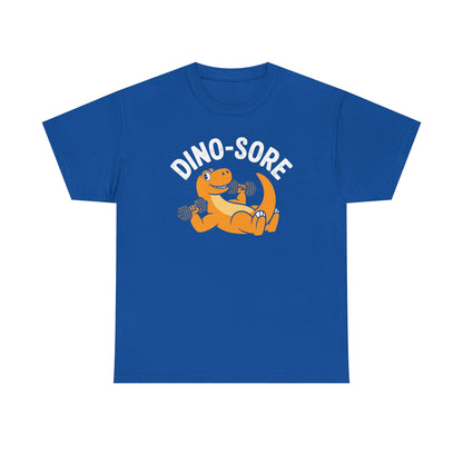 Gym Workout Dino Sore Exercise Fitness Boys Women Men T-Shirt