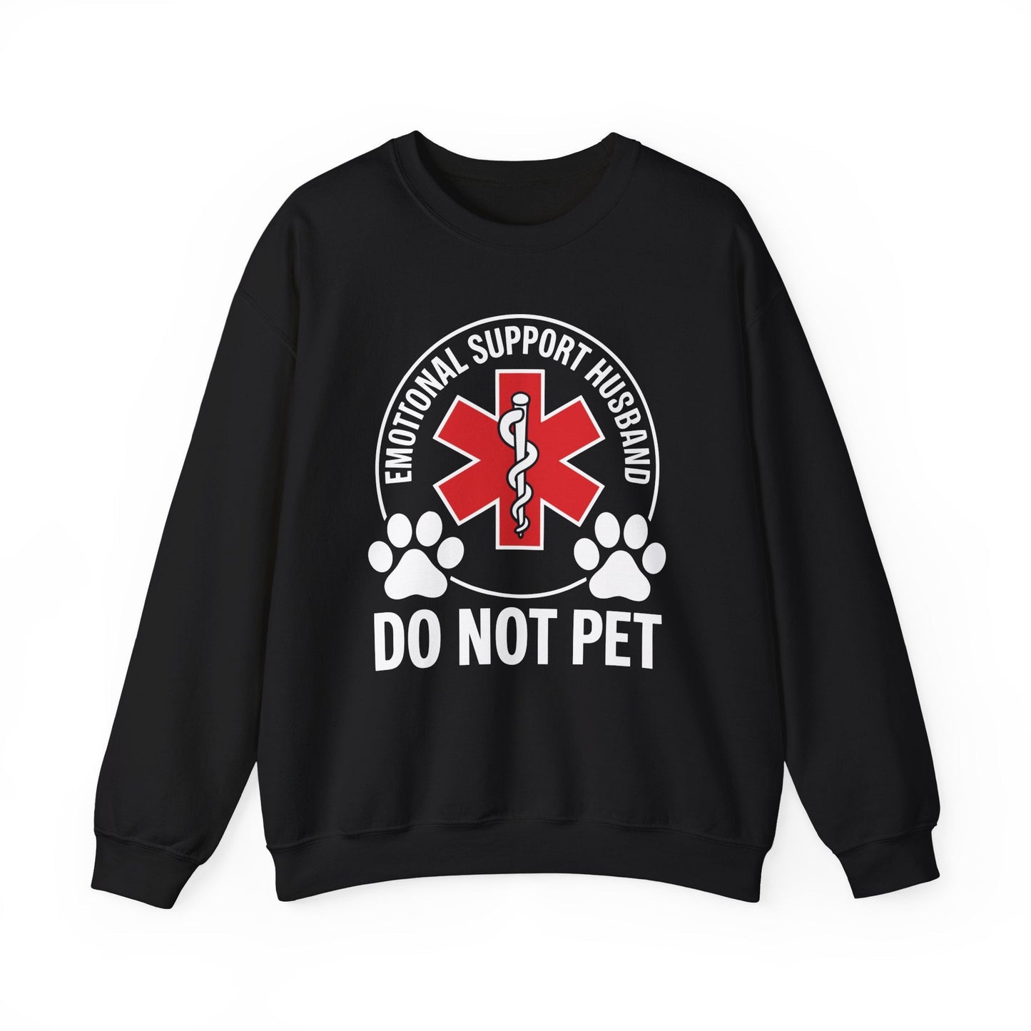 Emotional Support Husband Do Not Pet Sweatshirt
