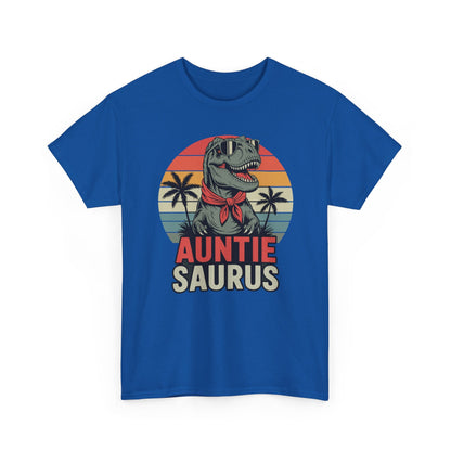 Auntiesaurus T Rex Dinosaur Auntie Saurus Family Matching T-Shirt