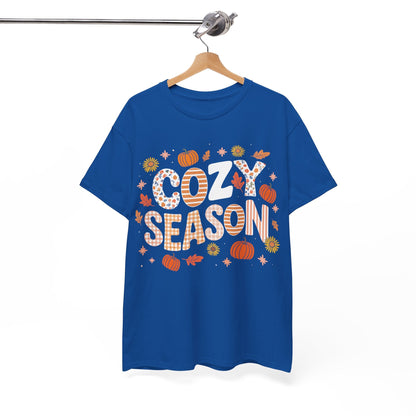 Cozy Season Autumn Fall Vibes Halloween Thanksgiving Pumpkin T-Shirt