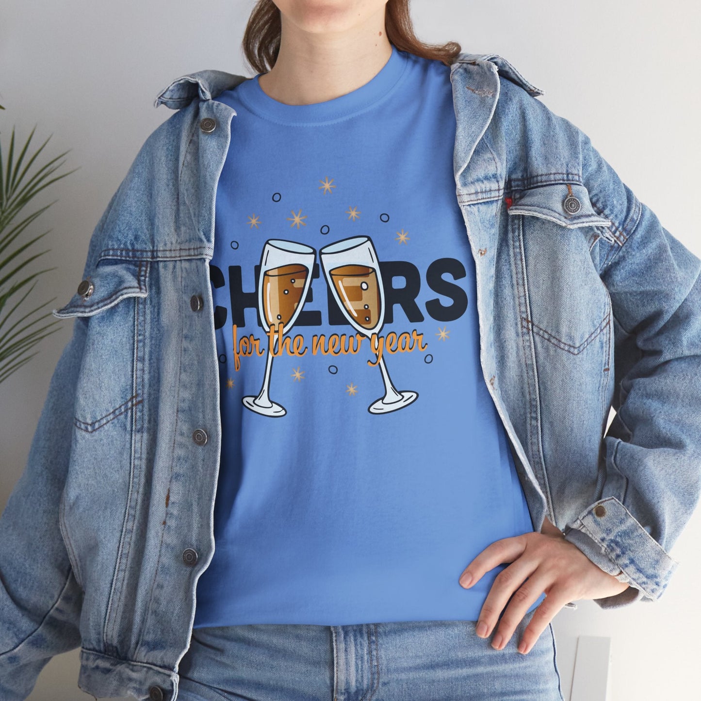 Happy New Year Cheers T-Shirt Festive New Year’s Eve Party Tee for Men and Women