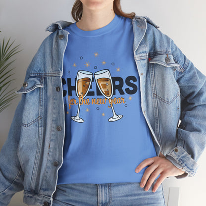 Happy New Year Cheers T-Shirt Festive New Year’s Eve Party Tee for Men and Women