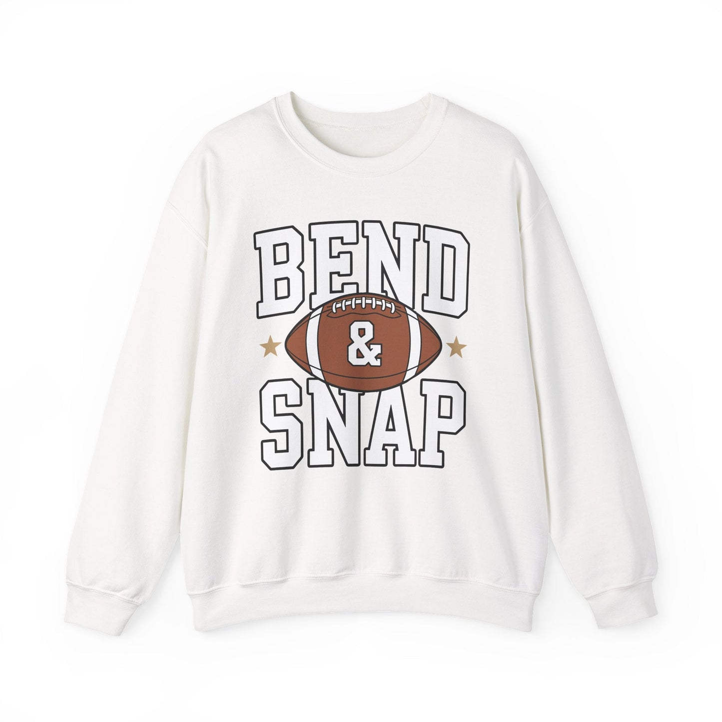 Funny Game Day Touchdown Season Cute Bend and Snap Football Sweatshirt