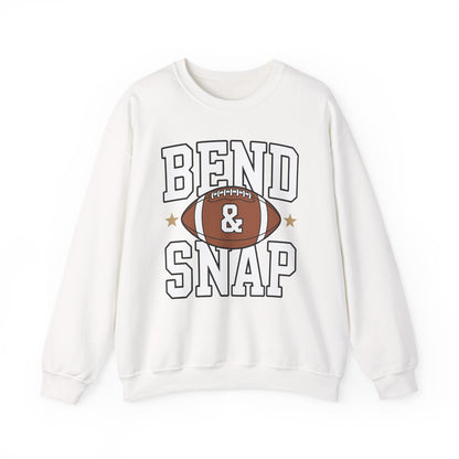 Funny Game Day Touchdown Season Cute Bend and Snap Football Sweatshirt
