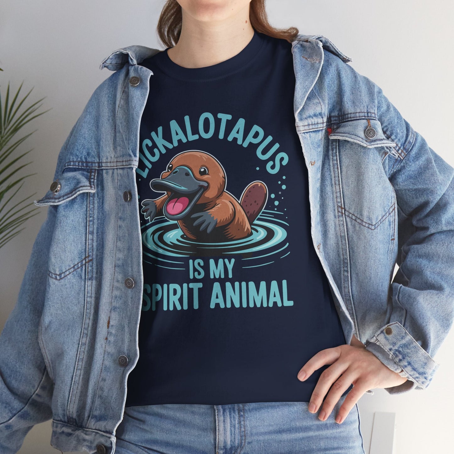 Vintage Funny Lickalottapus Is My Spirit Animal Lovers Meme T-Shirt