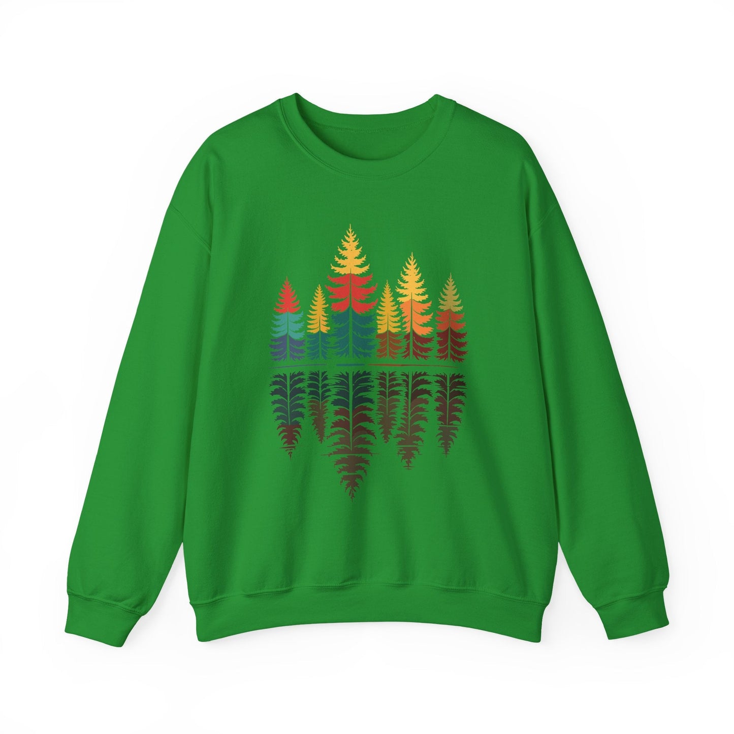 Nature Reflection Forest Trees Outdoor Wildlife Sweatshirt
