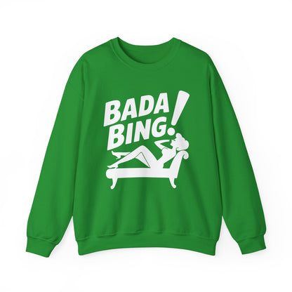 Bada Sarcastic Bing Retro Sexy Girl Bada Bam Sweatshirt