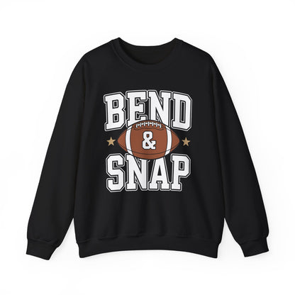 Funny Game Day Touchdown Season Cute Bend and Snap Football Sweatshirt