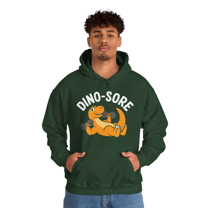 Gym Workout Dino Sore Exercise Fitness Boys Women Men Hoodie
