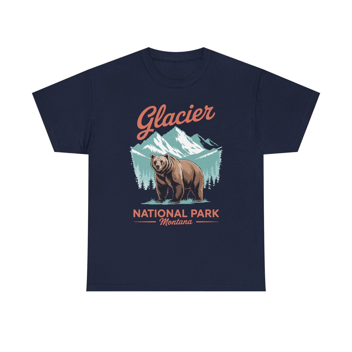 Glacier National Park retro T-Shirt