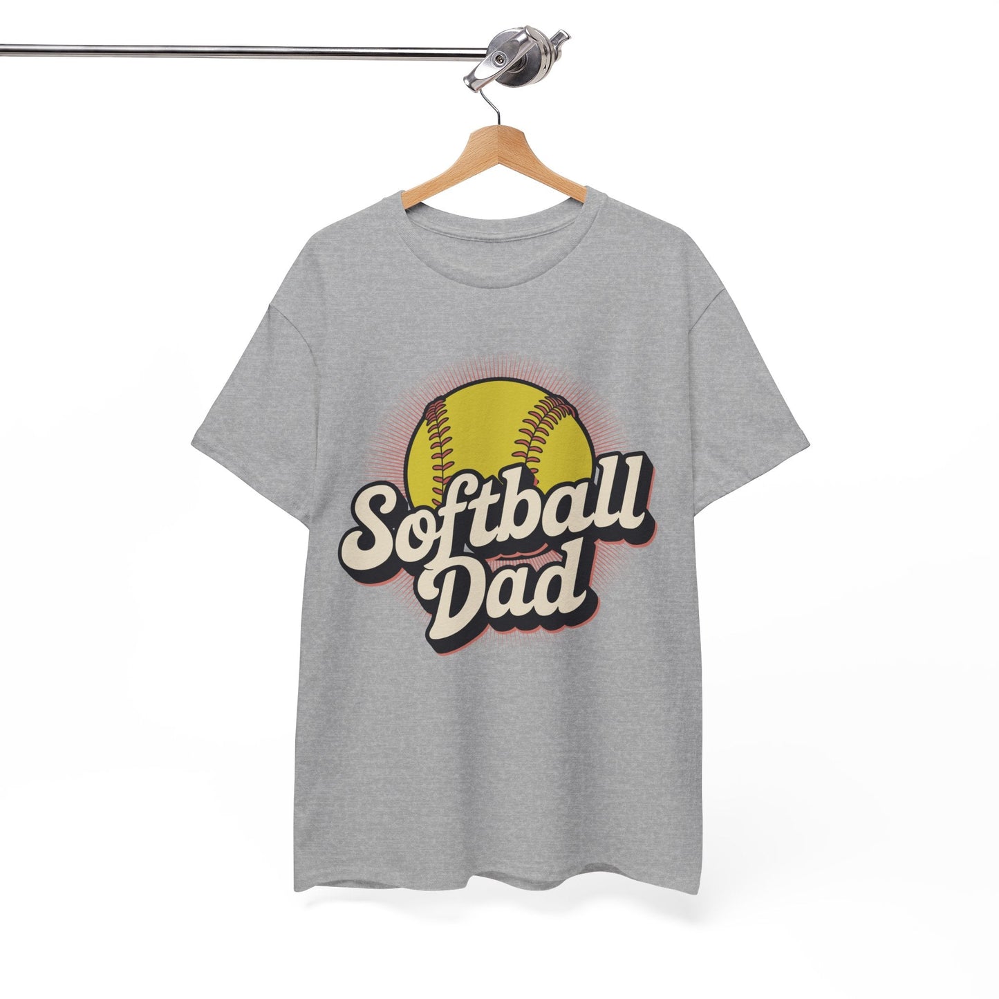Funny Fathers Day Softball Dad Gift From Daughter Son Wife T-Shirt
