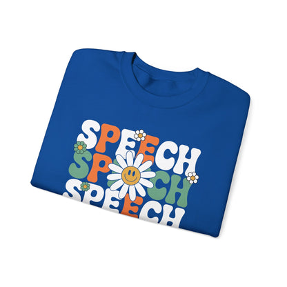 Speech Therapy Retro Speech Language Pathologist Therapist Sweatshirt