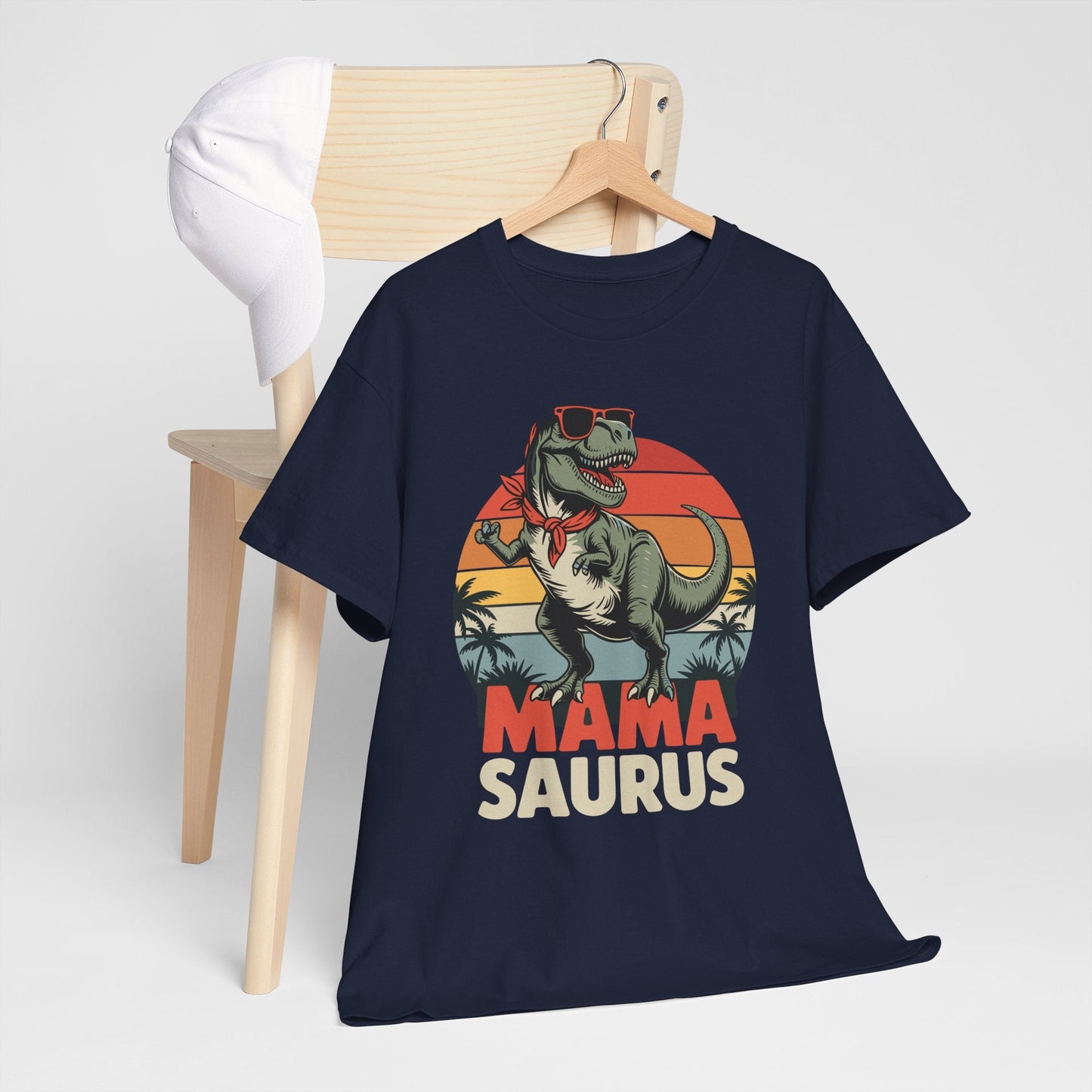 Mamasaurus T Rex Dinosaur Mama Saurus Family Matching Women T-Shirts