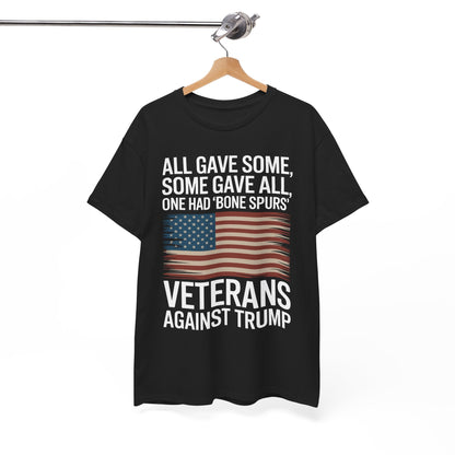 Veterans Against Trump Anti Trump Political Protest T-Shirt